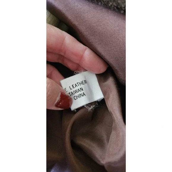 Montgomery Ward suede Heavy leather Sherpa Lined‎ Coat Vintage - Picture 11 of 14